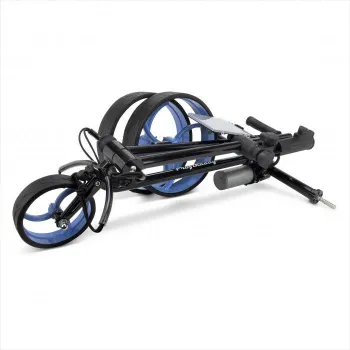 opgevouwen golftrolley