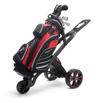 GoKart rood golftas op trolley