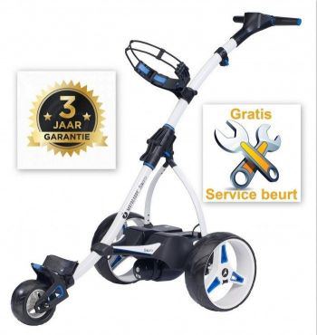 3 jaar garantie en een servicebeurt bij aanschaf van deze Motocaddy golftrolley 3 jaar garantie en een servicebeurt bij aanschaf van deze Motocaddy golftrolley